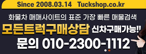 트럭샵에서 보는 현대 파비스 중고화물차 이야기